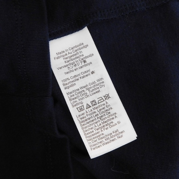 NWT!! J. CREW Perfect Fit T-Shirt Knit Top Solid Navy Blue Short Sleeve X-Small - Picture 11 of 12